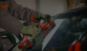 installation of windshield