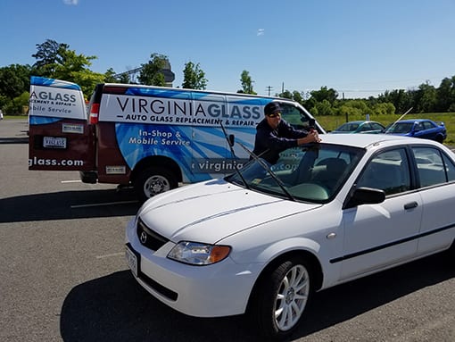 Collision repair on car